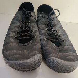 Merrell Vapor Glove 4 Mens size 14 Black Green Running Shoes Vibram